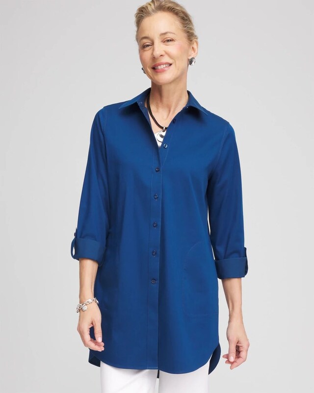 No Iron Pocket Tunic